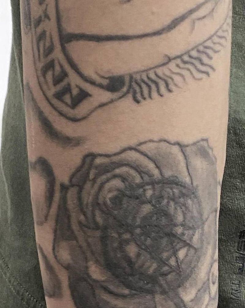 遮盖篇/斯巴达勇士纹身图片_手臂欧美写实纹身图案
