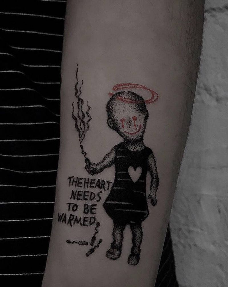 点刺纹身图片_点刺纹身图案