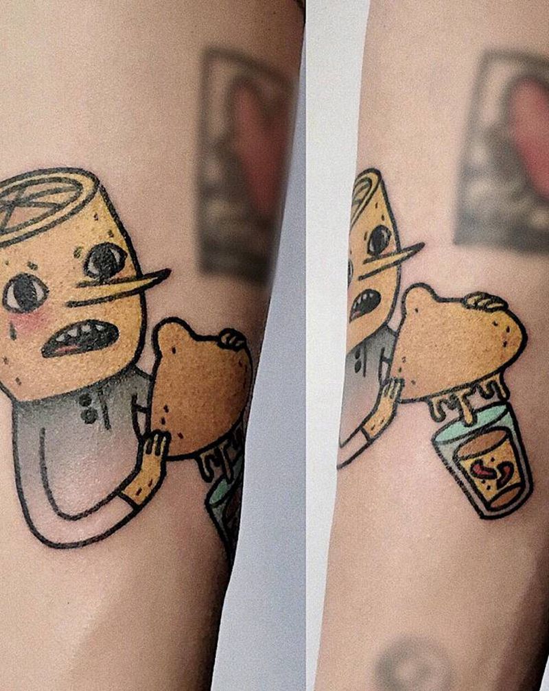 柠檬公爵纹身图片_手臂纹身图案