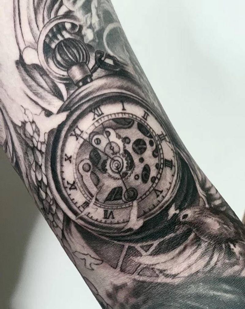 欧美纹身系列！纹身图片_手臂欧美写实纹身图案