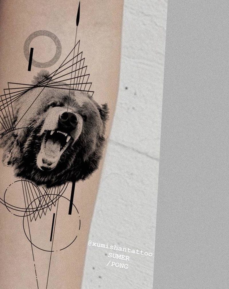 客稿/纹身图片_手臂欧美写实纹身图案