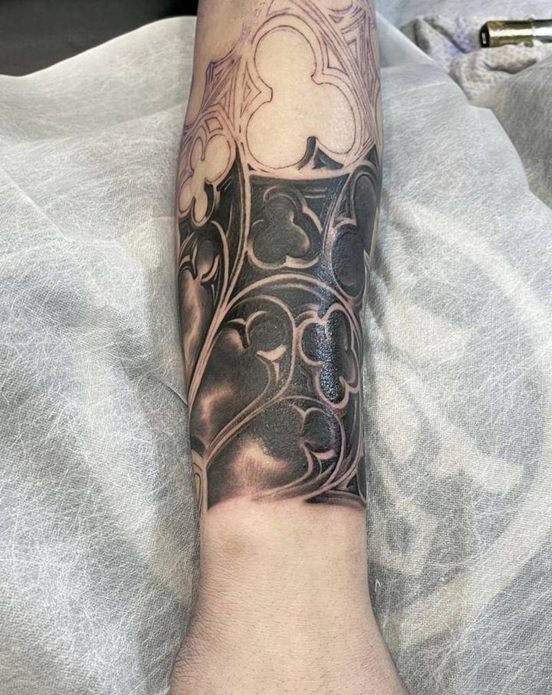 欧美花臂纹身图片_欧美写实纹身图案