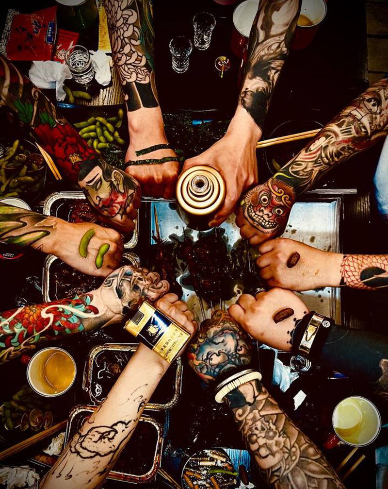 秀儿纹身图片_老传统新传统纹身图案