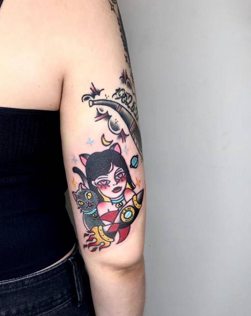 做点小东西纹身图片_手臂纹身图案