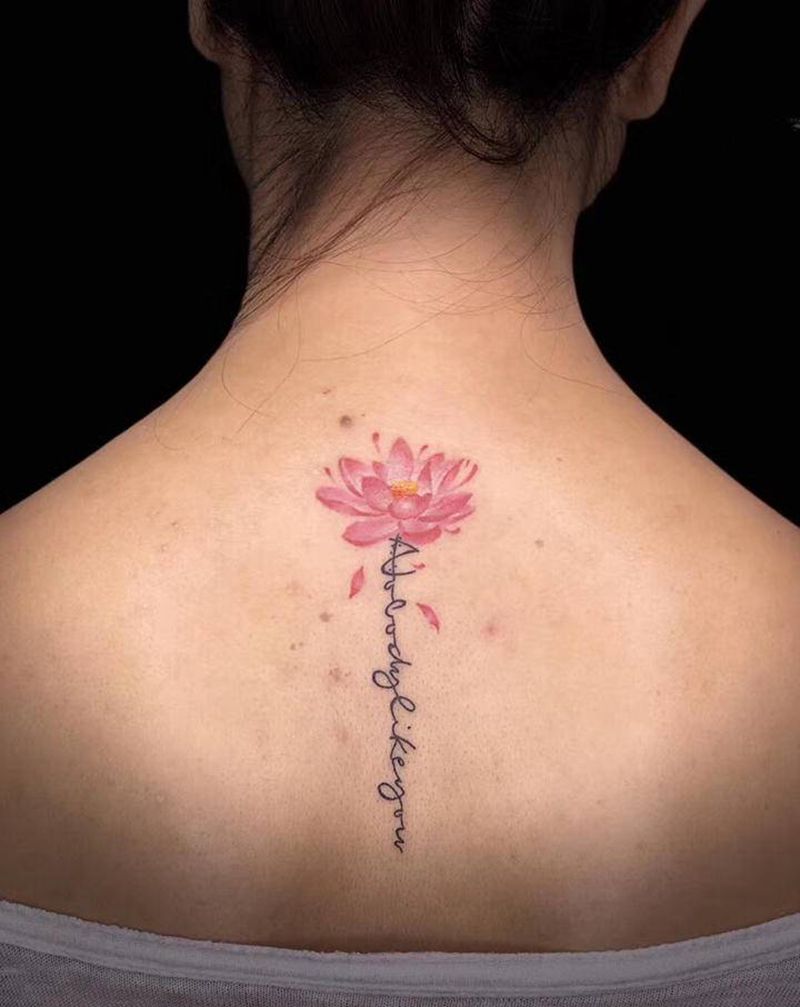 花花纹身图片_水彩水墨纹身图案