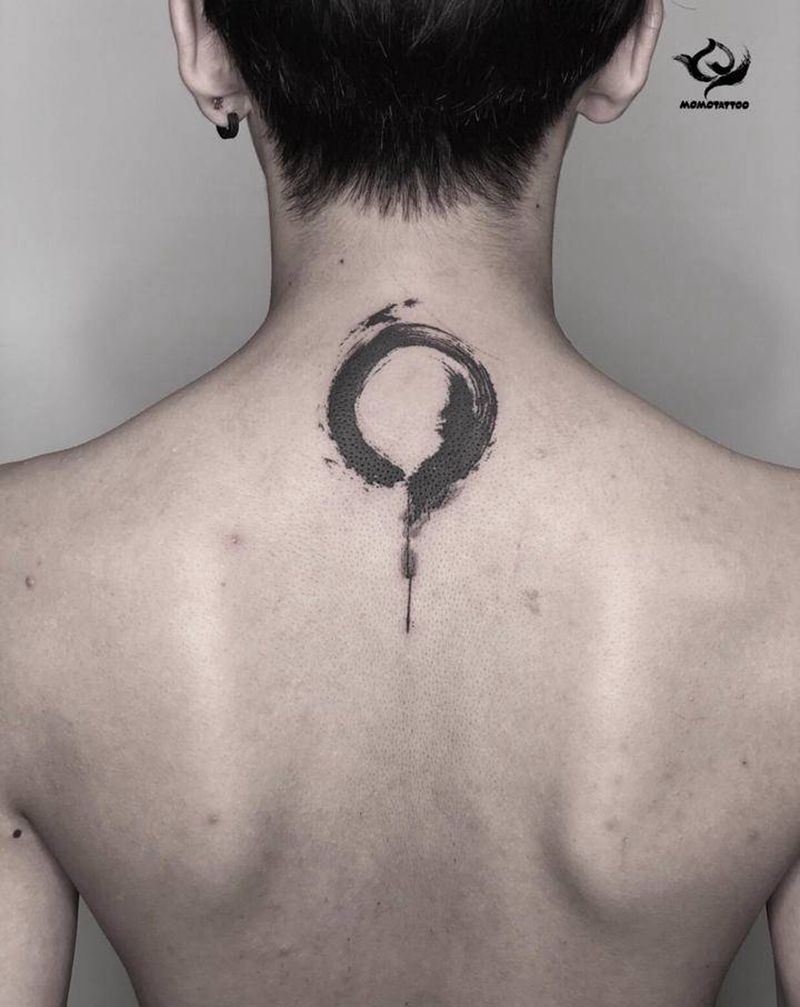 水墨纹身图片_水墨纹身图案