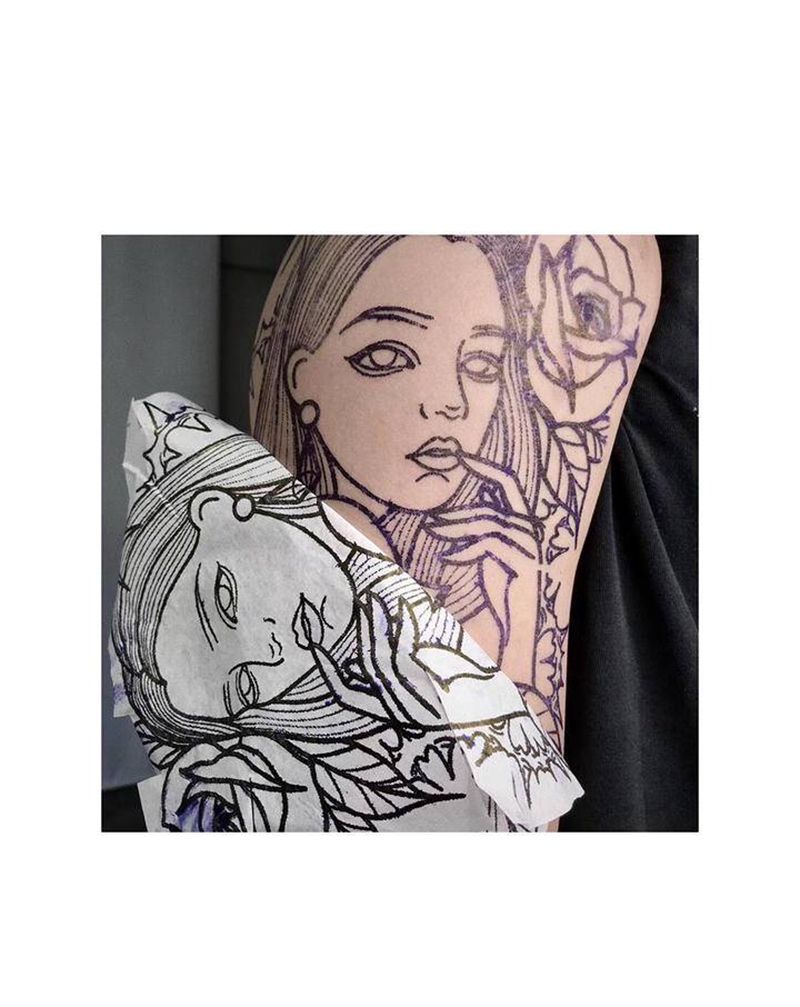 叁浪生活纹身图片_生活纹身图案