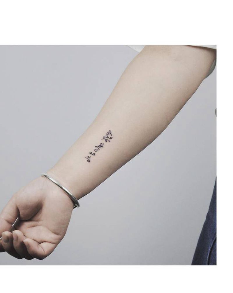 英文纹身纹身图片_手臂纹身图案