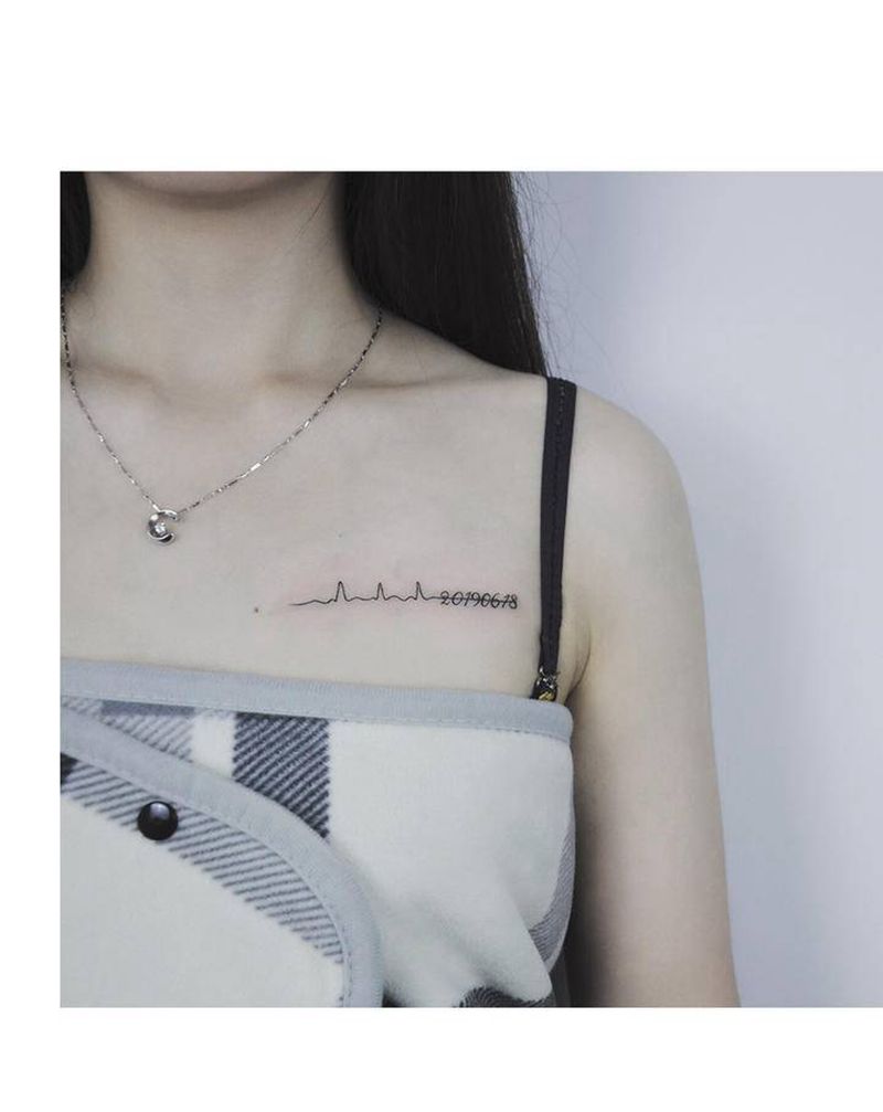 英文纹身纹身图片_胸部纹身图案