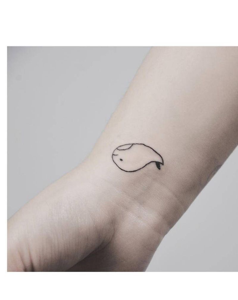 海豚纹身图片_手臂纹身图案