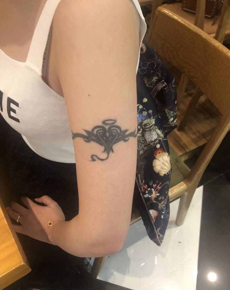 遮盖纹身图片_手臂New School纹身图案