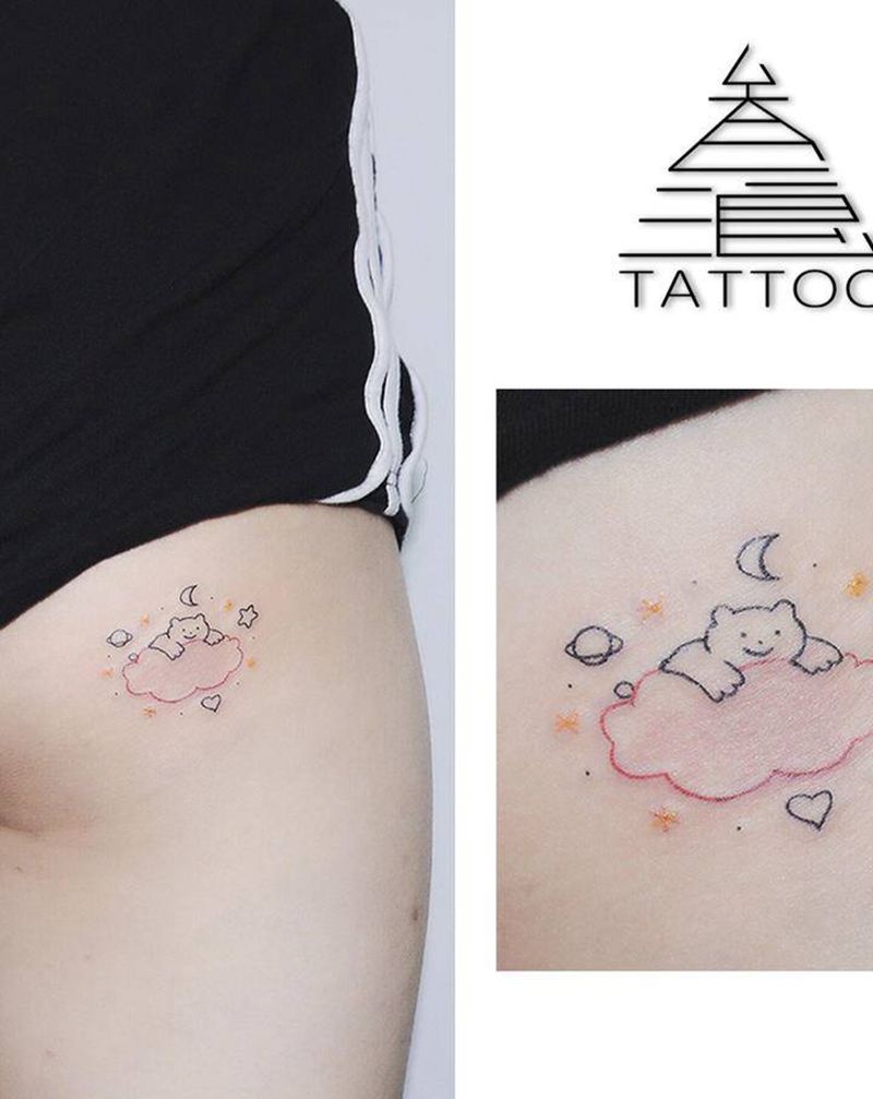 云纹身图片_脚部纹身图案