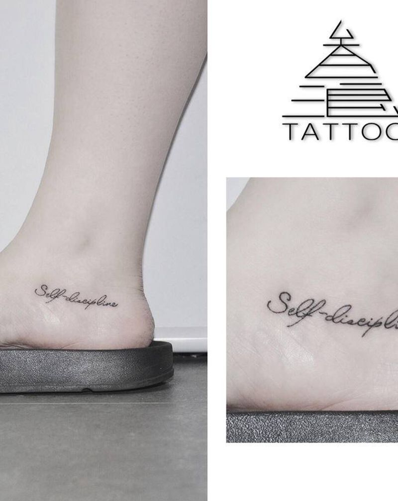 字母，纹身图片_脚部纹身图案