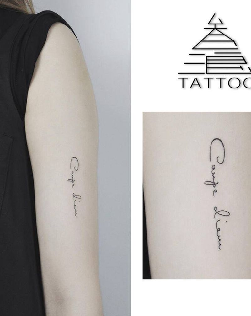 字母纹身图片_手臂纹身图案