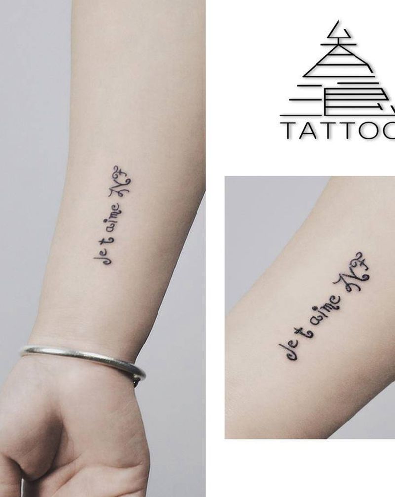 字母纹身图片_手臂纹身图案