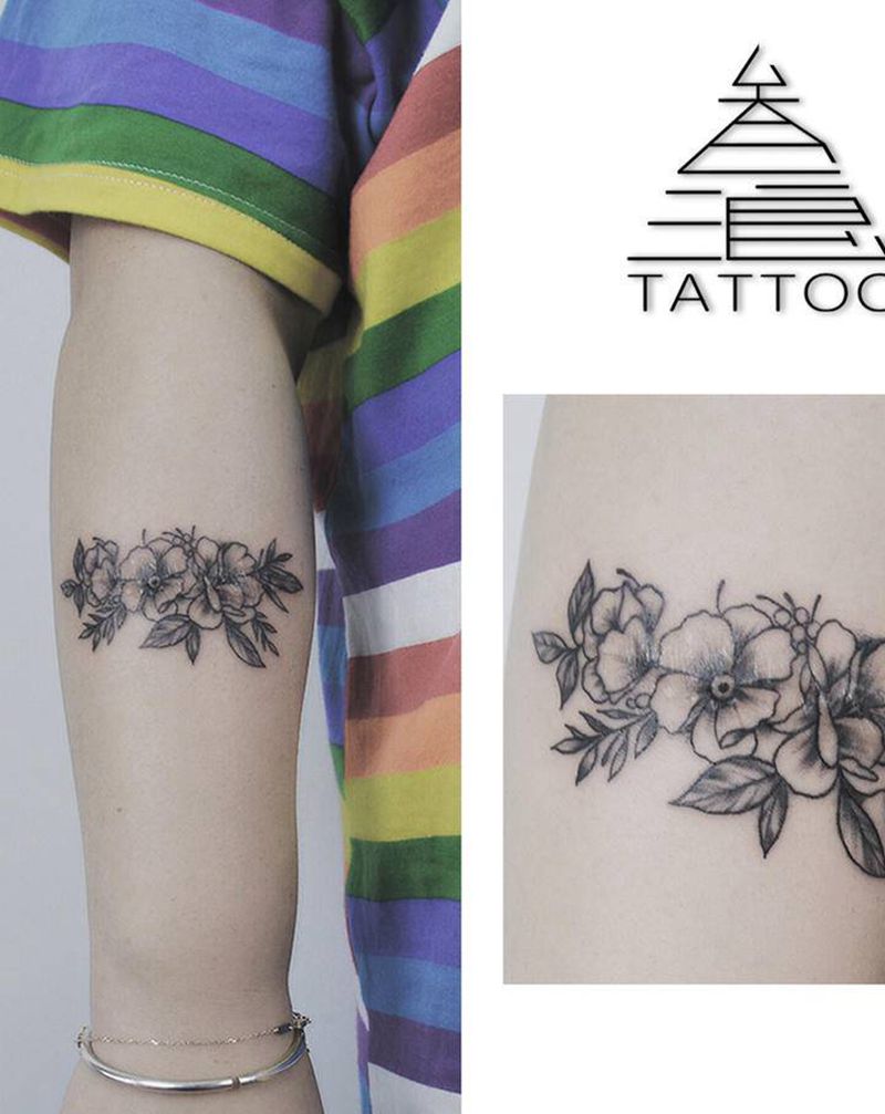 遮疤纹身图片_手臂纹身图案