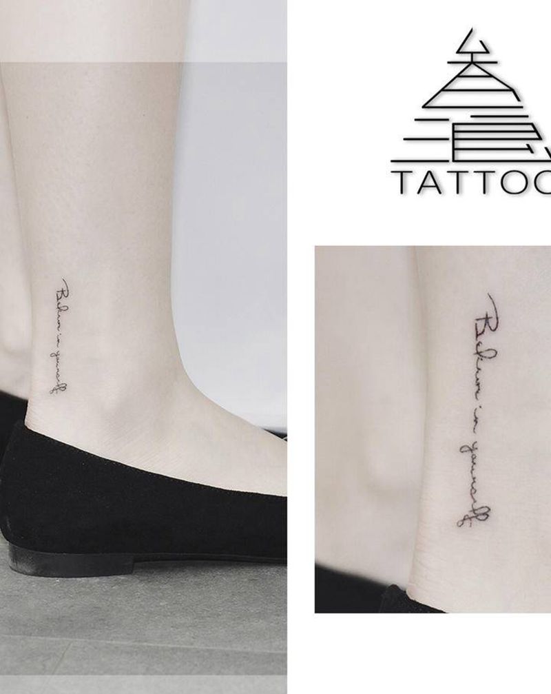 字母纹身图片_花体字纹身图案