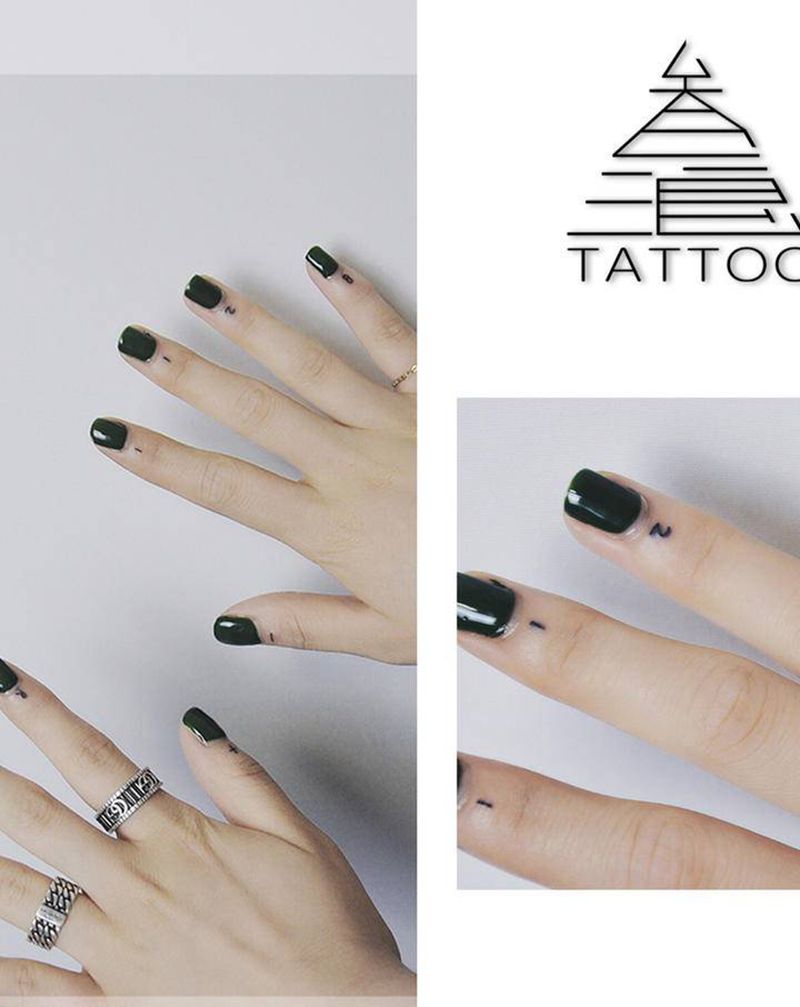 手指纹身图片_手部纹身图案