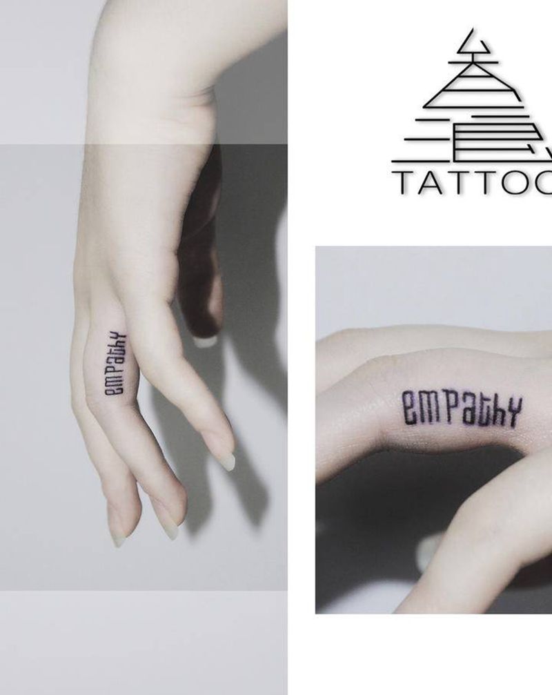 手指纹身图片_手部纹身图案