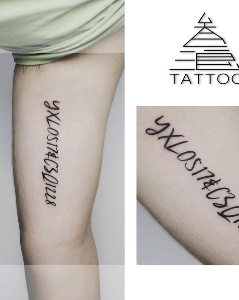 英文纹身图片_花体字纹身图案