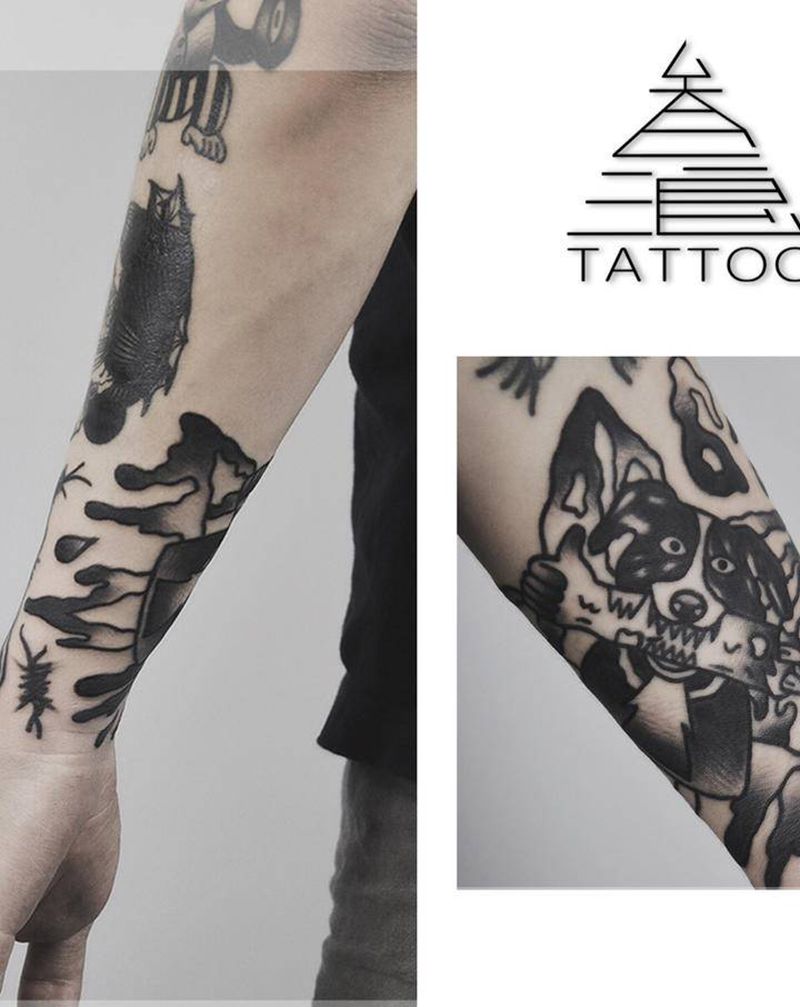 小臂纹身图片_手臂纹身图案