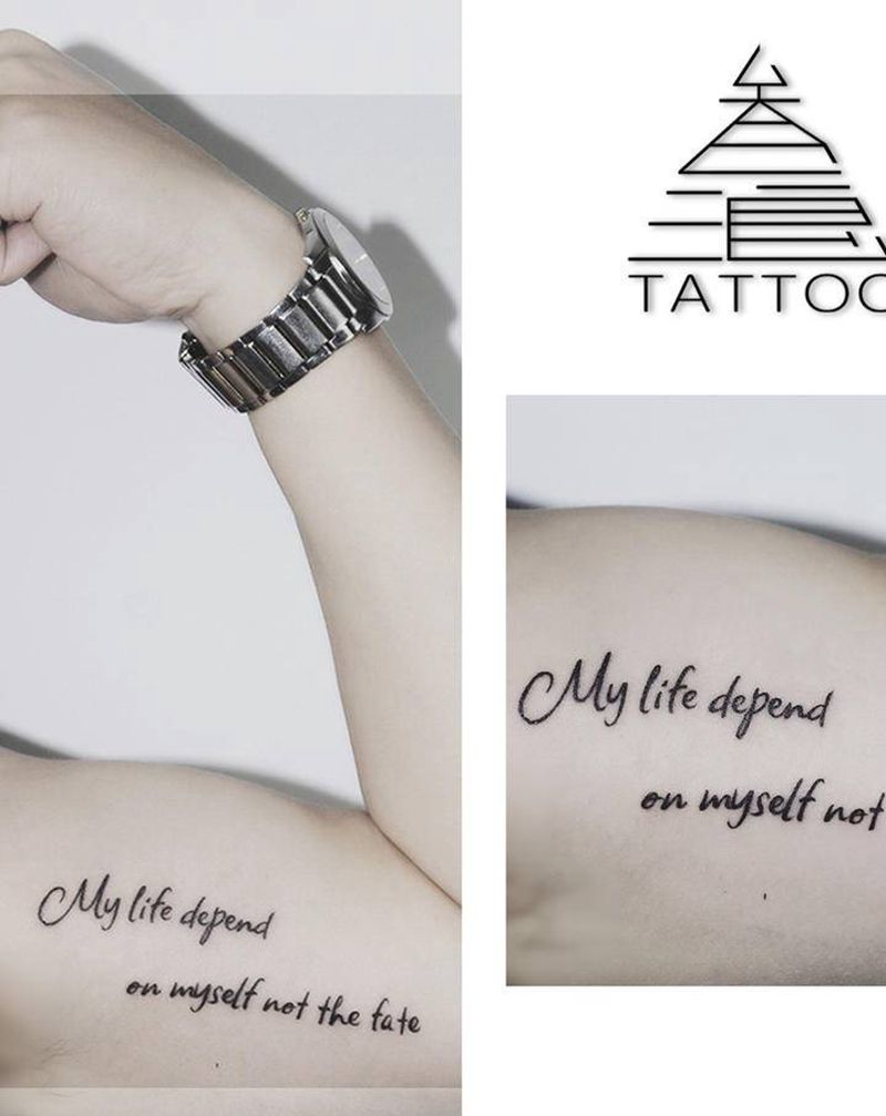 英文纹身图片_花体字纹身图案