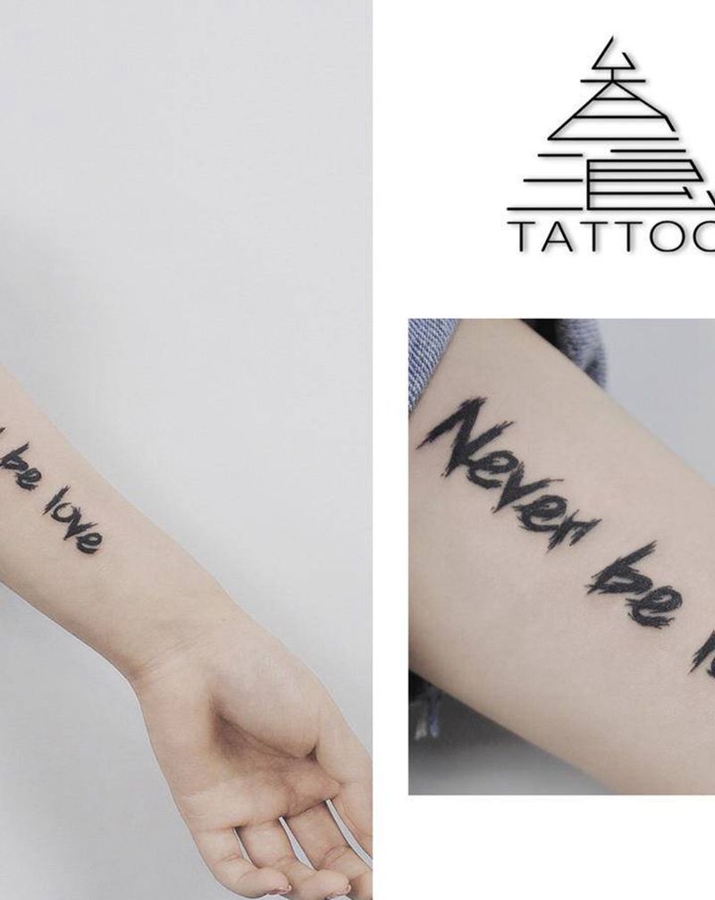 英文纹身图片_手臂纹身图案
