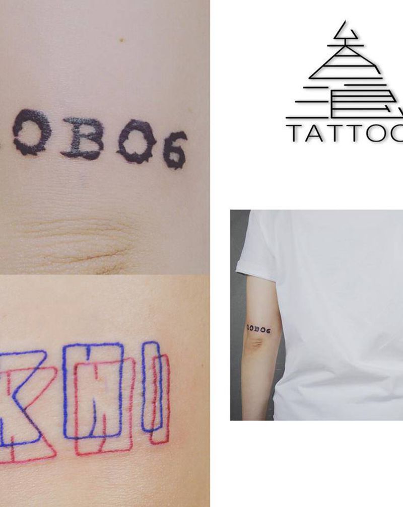 英文纹身图片_手臂纹身图案