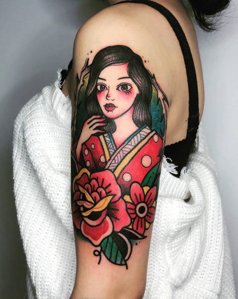 叁浪作品｜old school纹身图片_手部Old School纹身图案