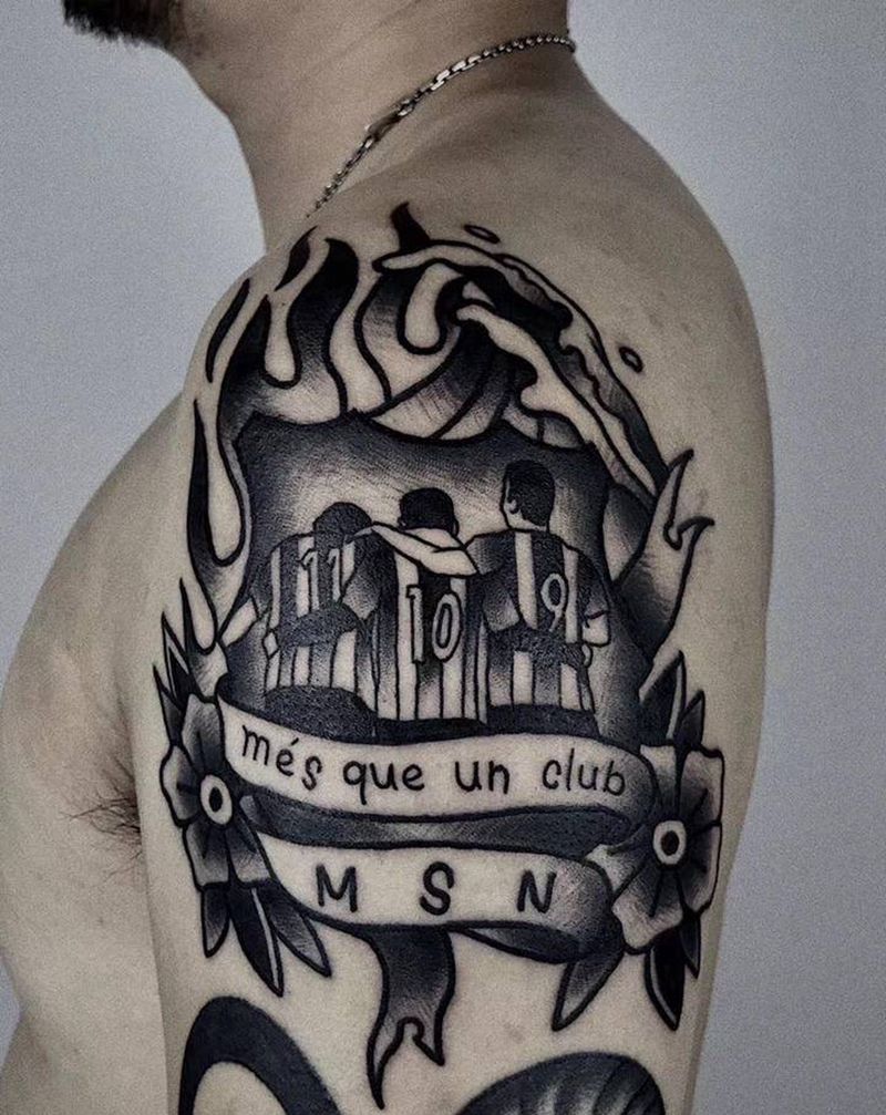 叁浪作品｜old school纹身图片_手臂Old School纹身图案