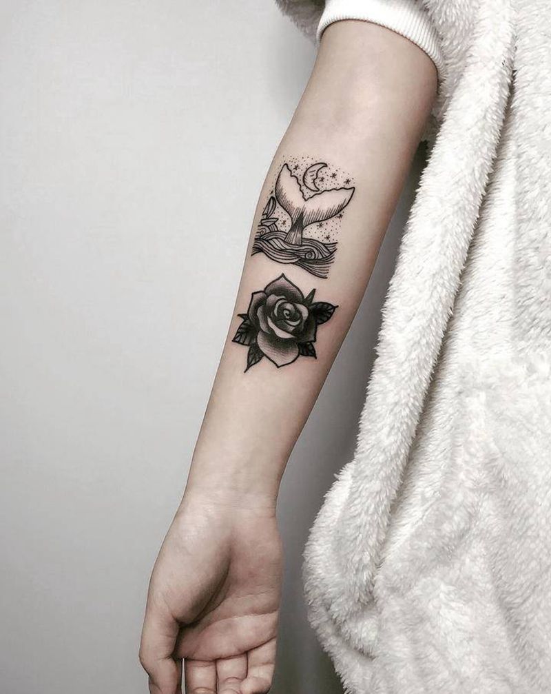 叁浪作品｜old school纹身图片_手臂Old School纹身图案