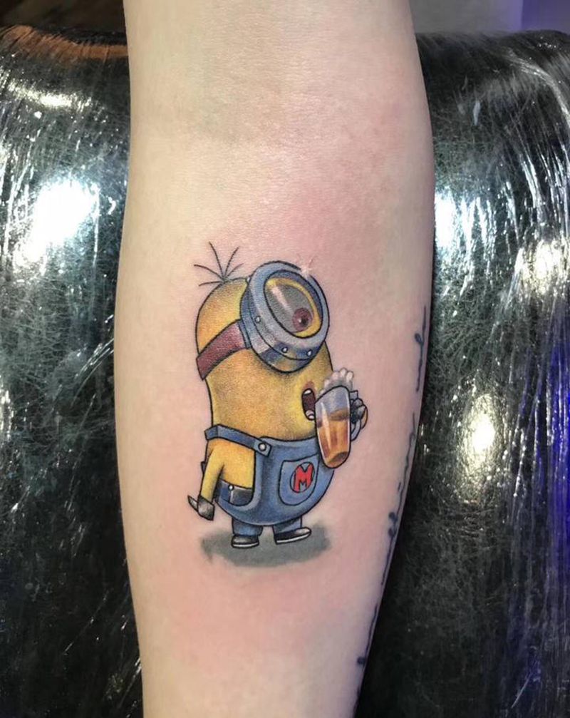 本店作品纹身图片_肩部新传统纹身图案