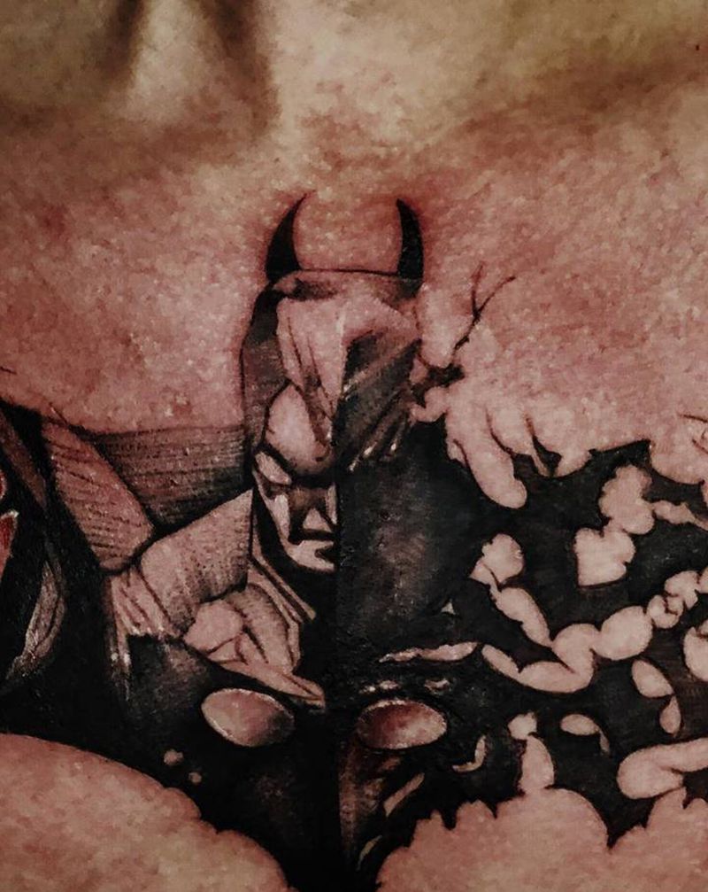 侠盗之影纹身图片_欧美写实纹身图案