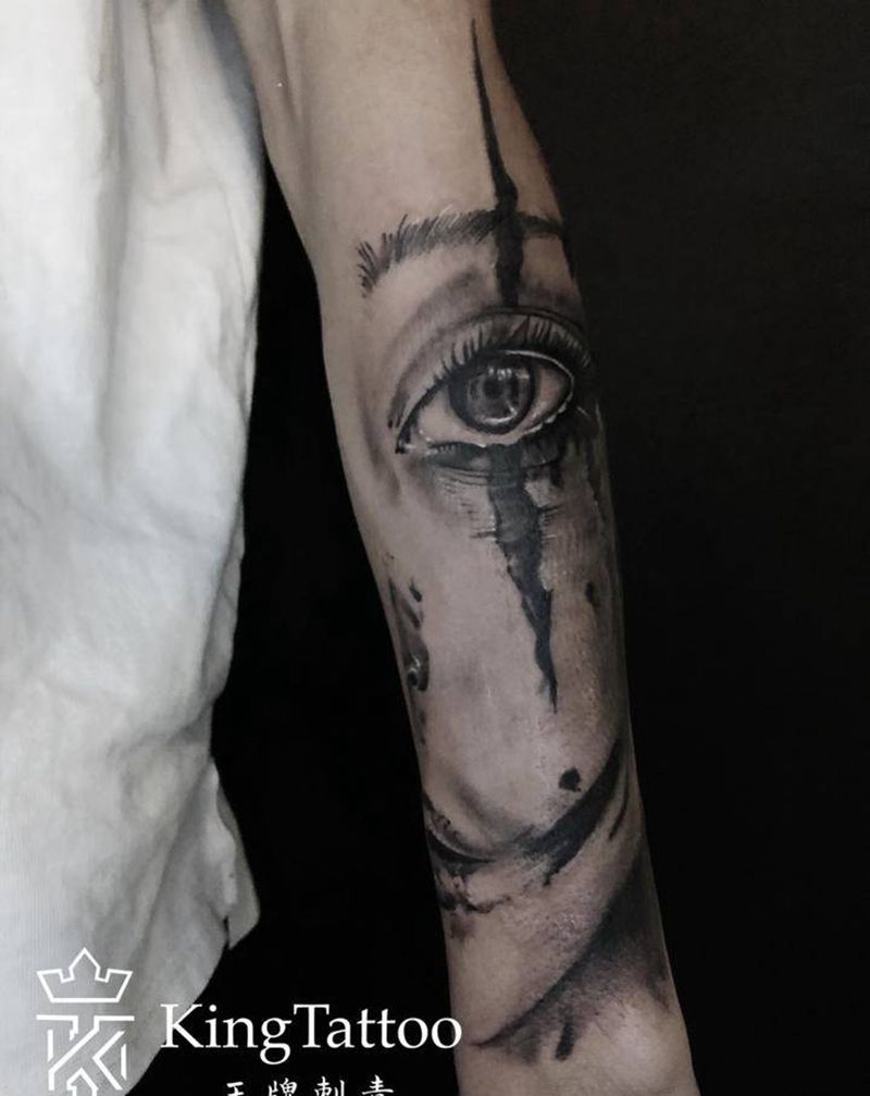 人像纹身图片_欧美写实纹身图案