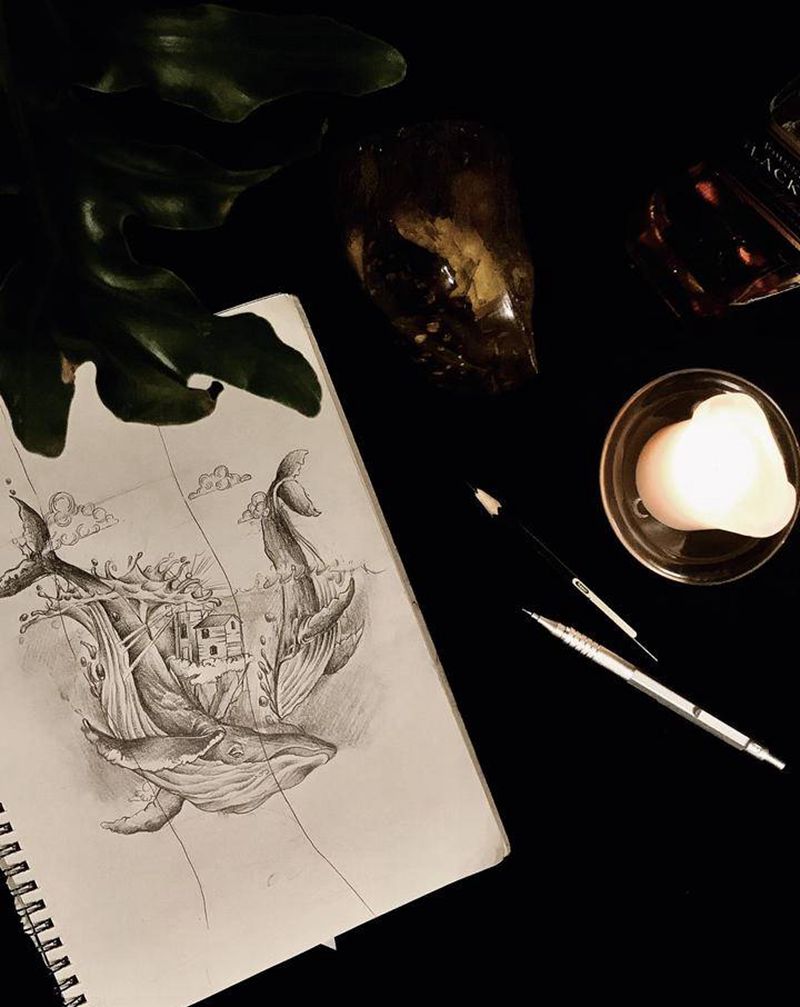 叁浪作品纹身图片_欧美写实纹身图案