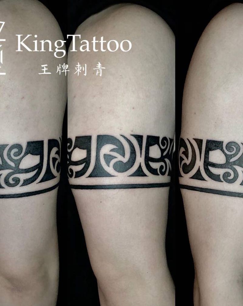 图腾臂环纹身图片_手臂图腾纹身图案