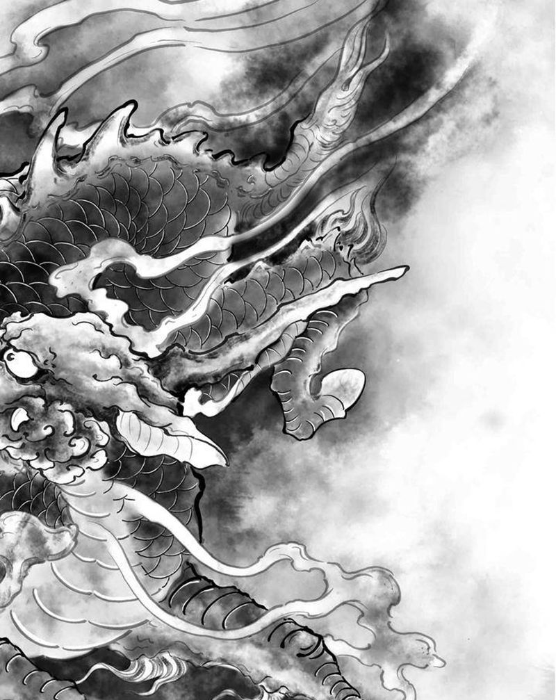 麒麟纹身图片_新传统纹身图案