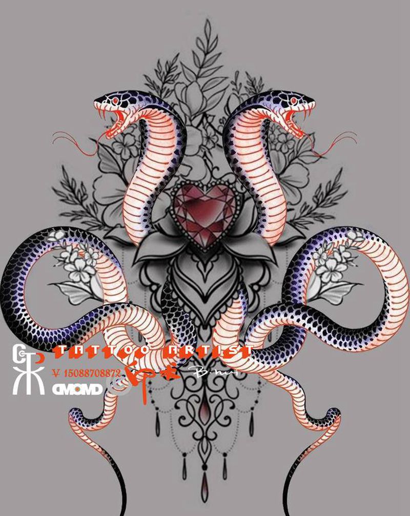 稿子设计纹身图片_背部手臂纹身图案