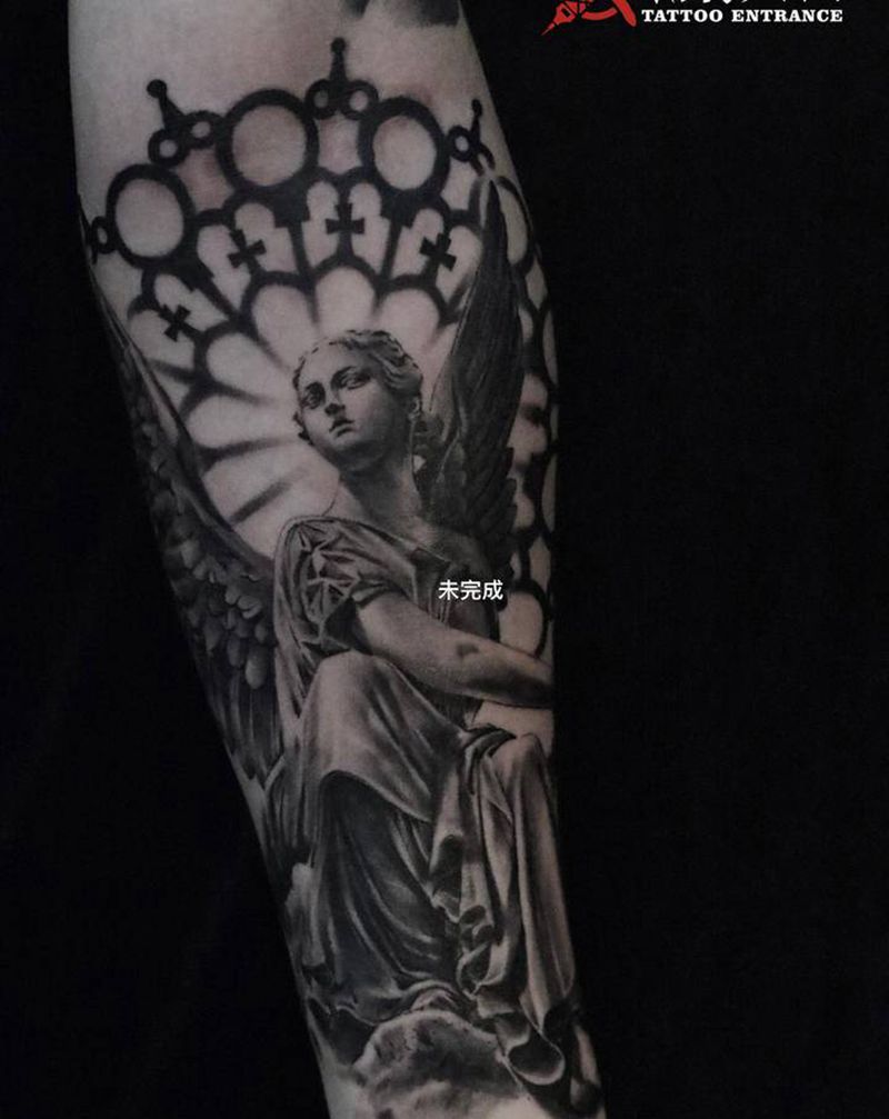 欧美写实纹身图片_手臂欧美写实欧美写实欧美花臂纹身图案