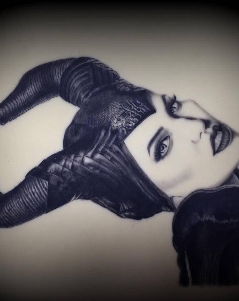 练习皮作业纹身图片_欧美写实纹身图案