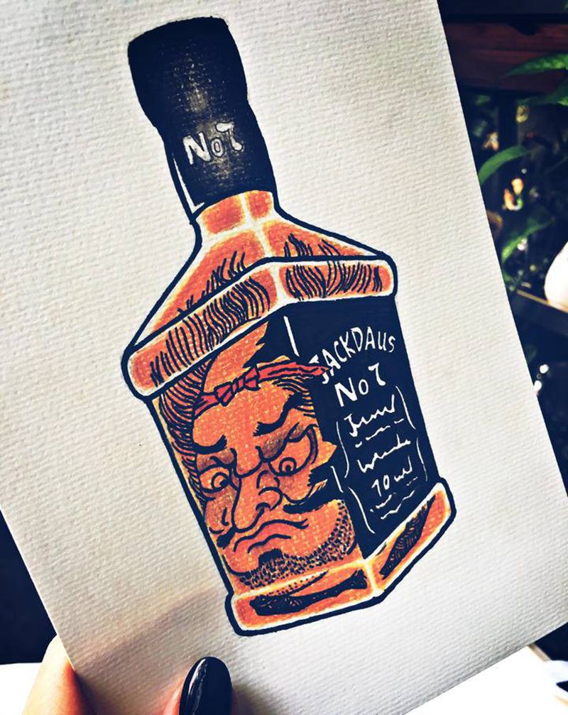 原创小稿—适合手臂和腿部纹身图片_手臂腿部纹身图案