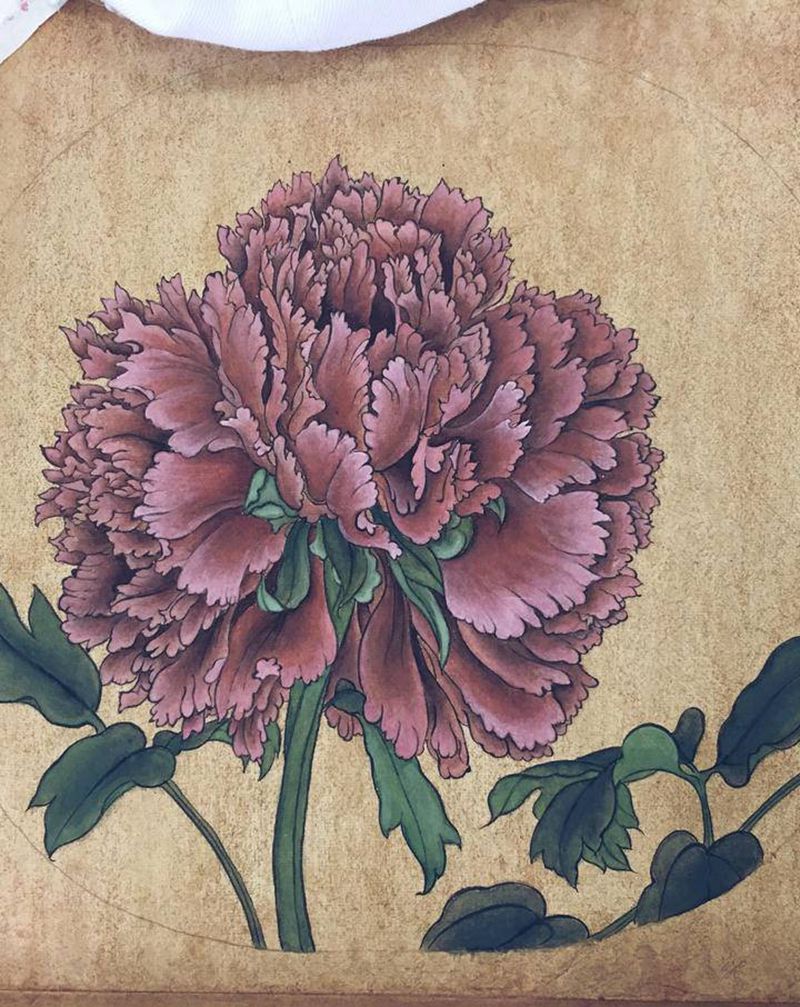 绘画练习-工笔画纹身图片_水墨纹身图案