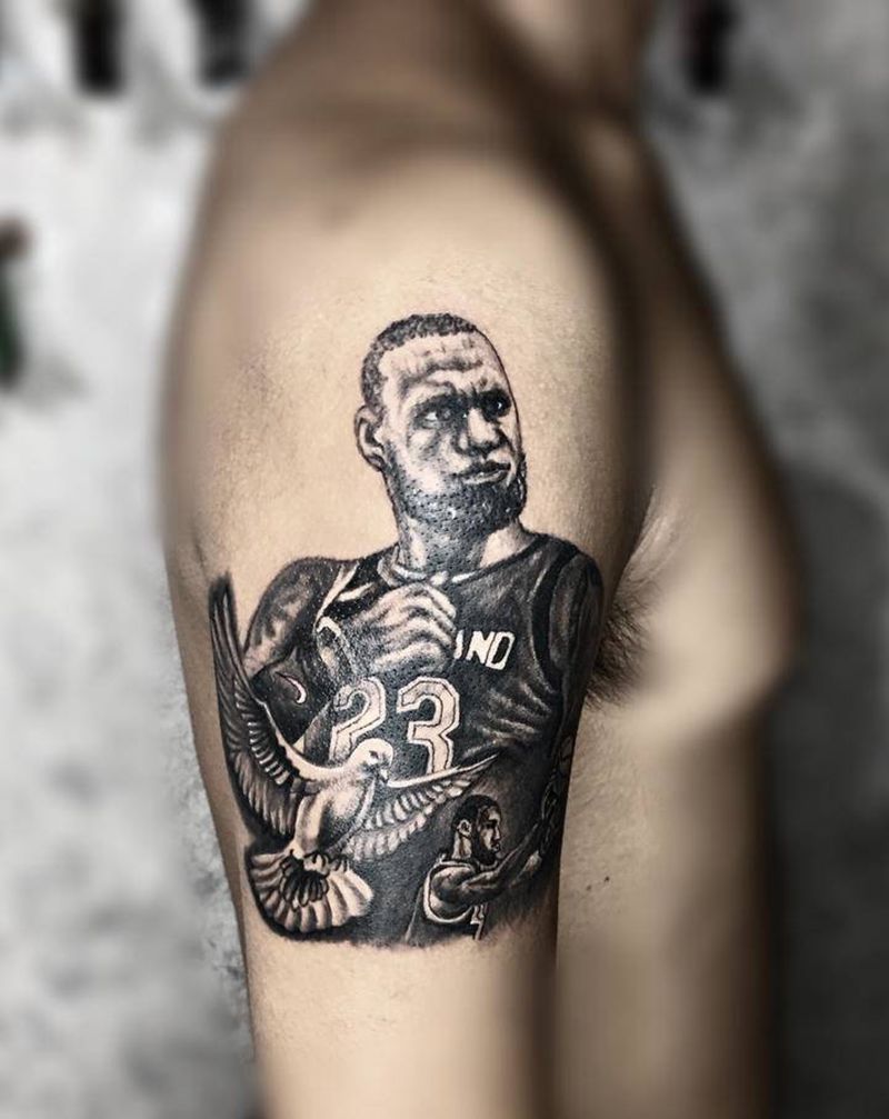 23号纹身图片_手臂纹身图案