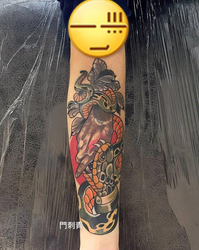 new school纹身图片_手部New School纹身图案