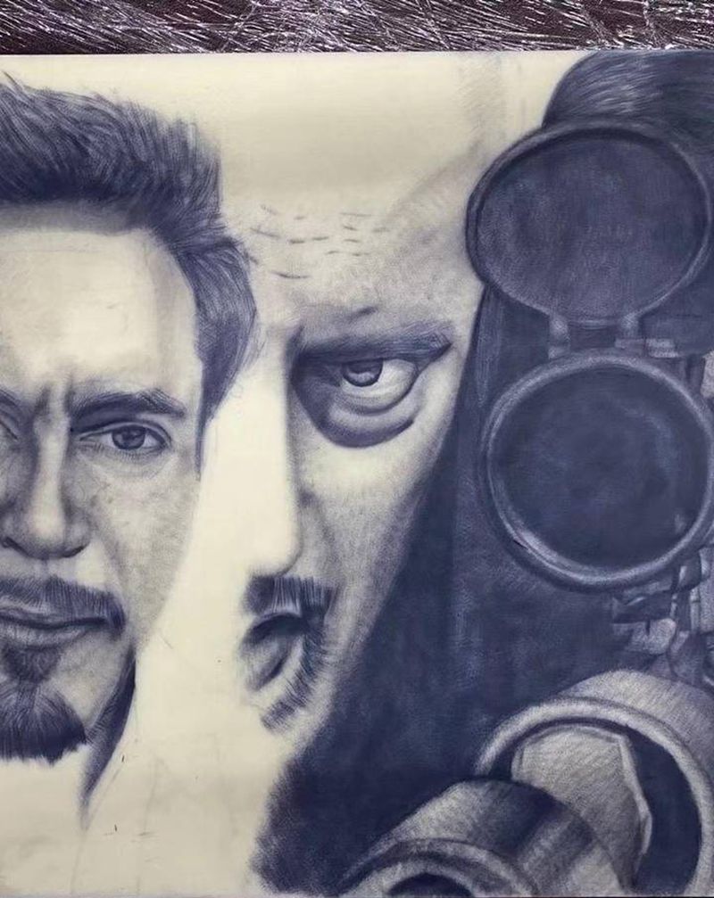 写实练习皮纹身图片_练习皮纹身图案