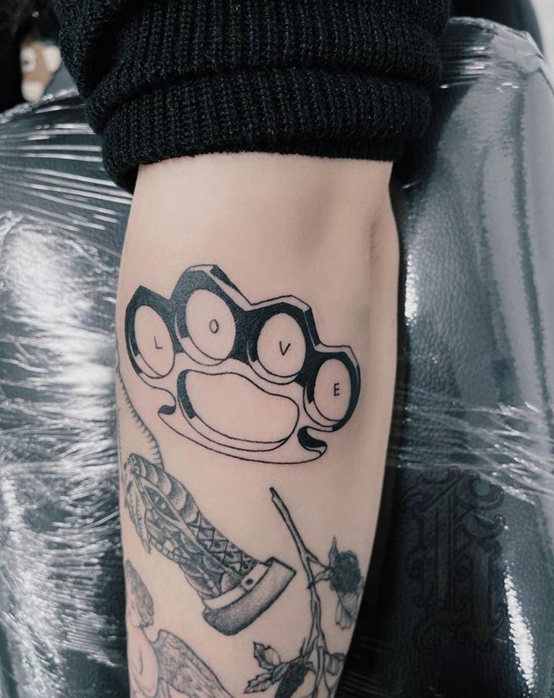 小图拼接纹身图片_手臂纹身图案