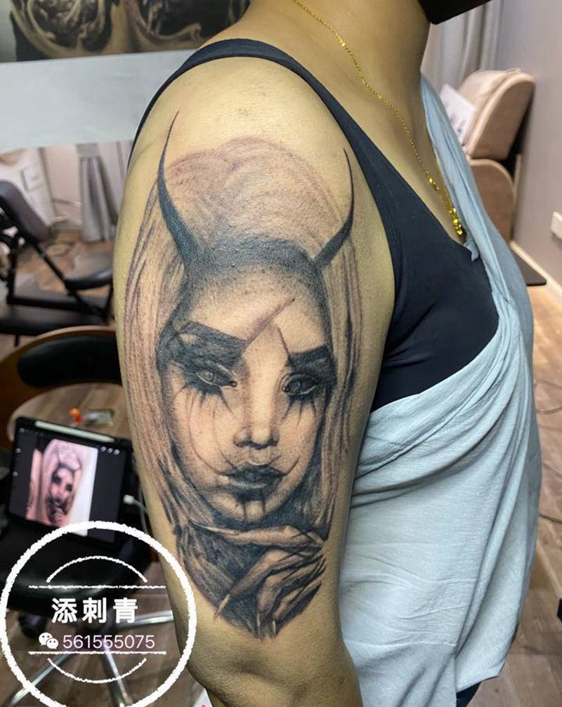 写实欧美纹身图片_欧美写实纹身图案