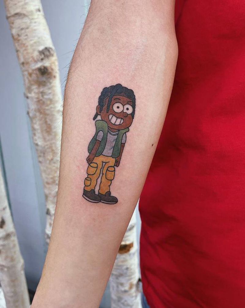 彩色小图纹身图片_手臂纹身图案