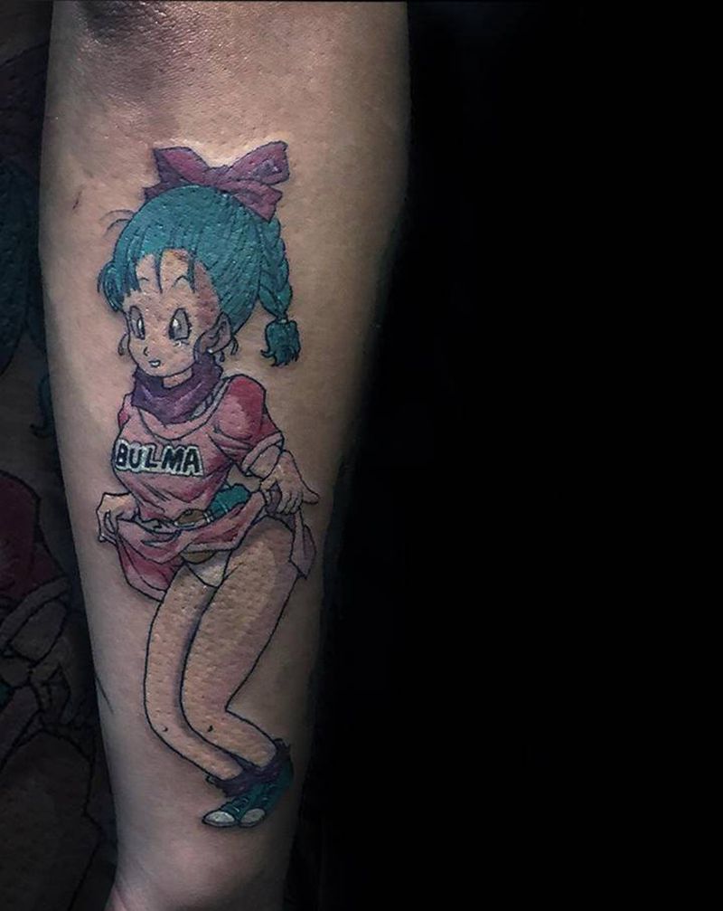 布尔玛纹身图片_手臂New School纹身图案