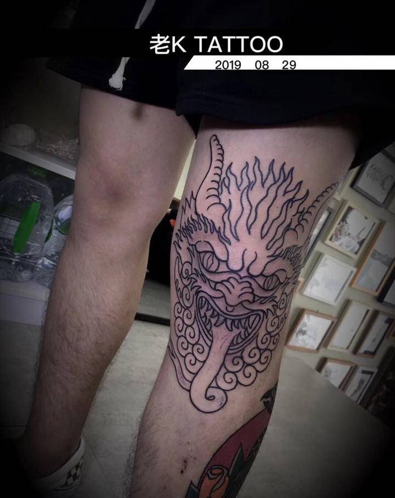 school魔鬼纹身图片_Old School纹身图案